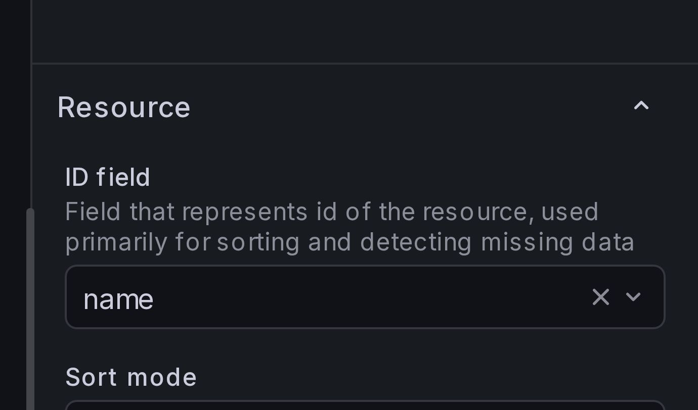Grid layout selector
