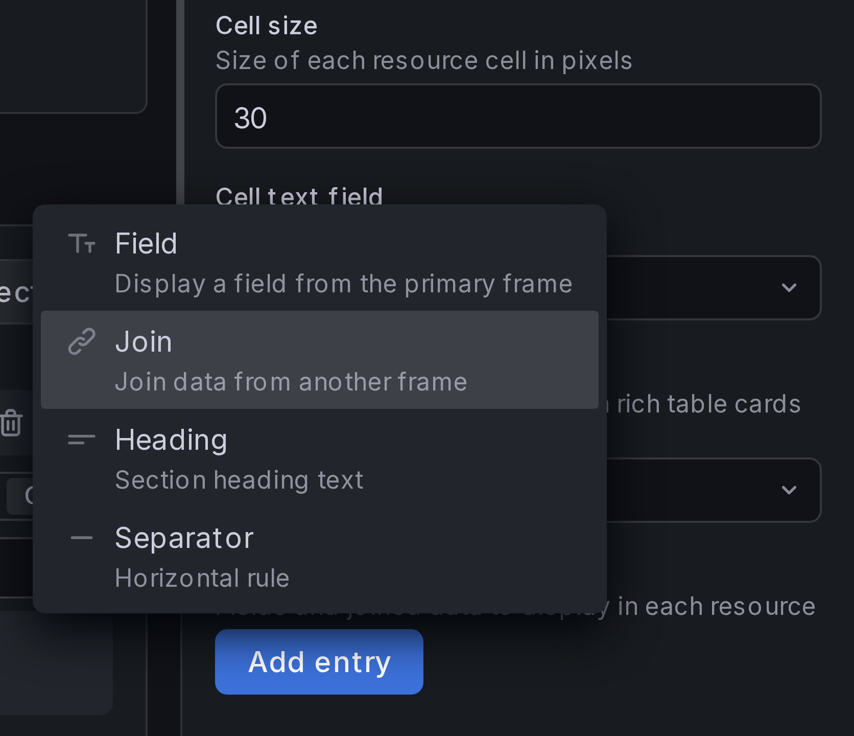 Adding a tooltip field