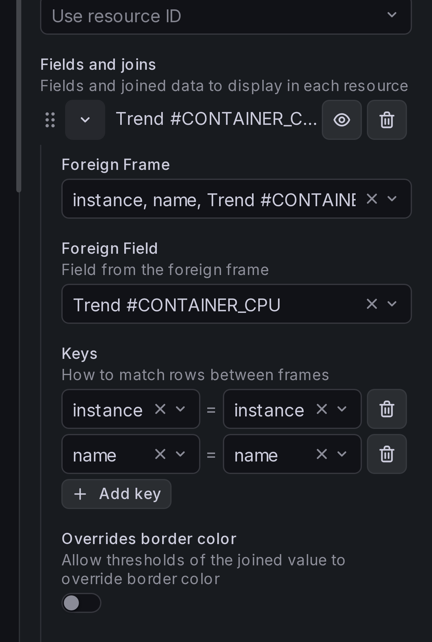 CPU join configuration