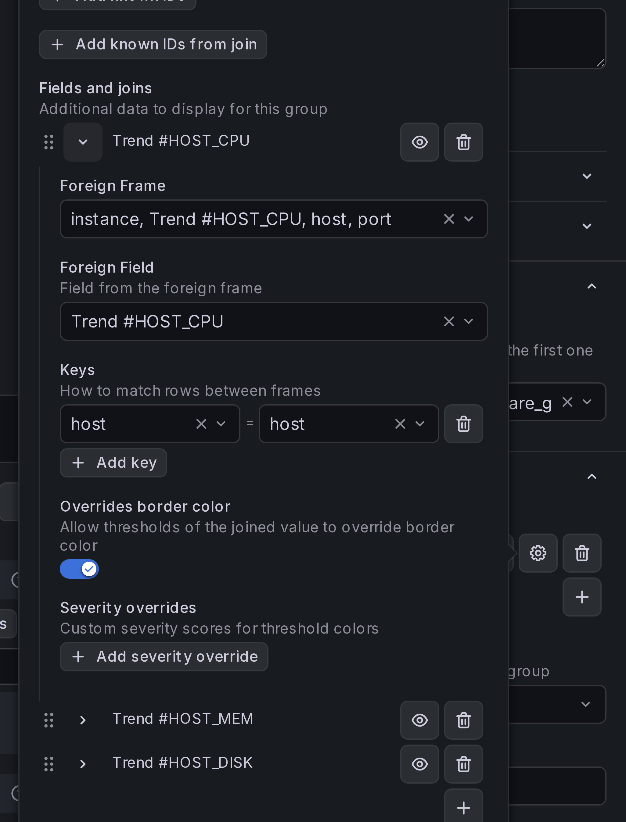 Option Overrides border color in a host-level join